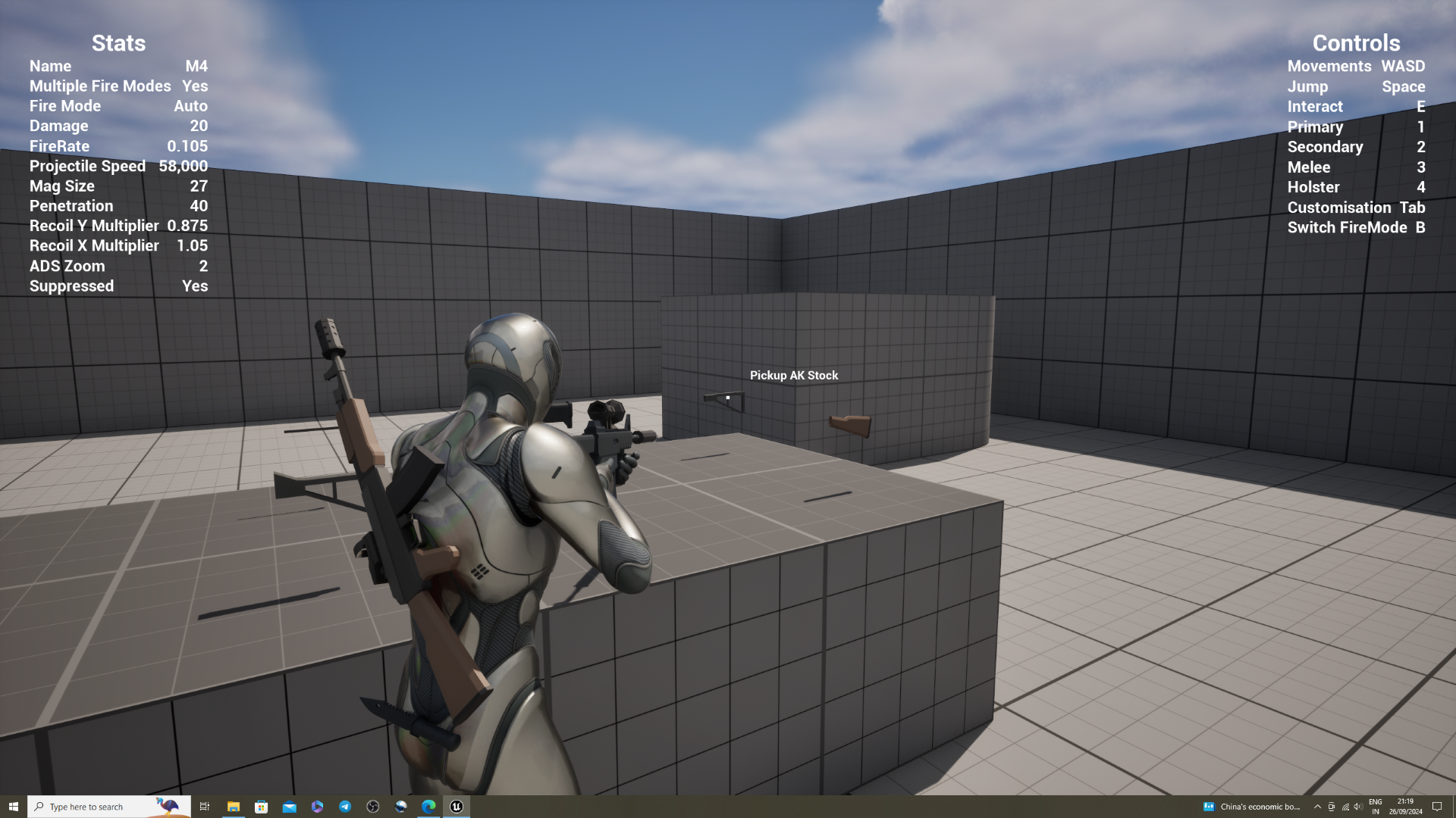 Weapon Customisation System - Screenshot